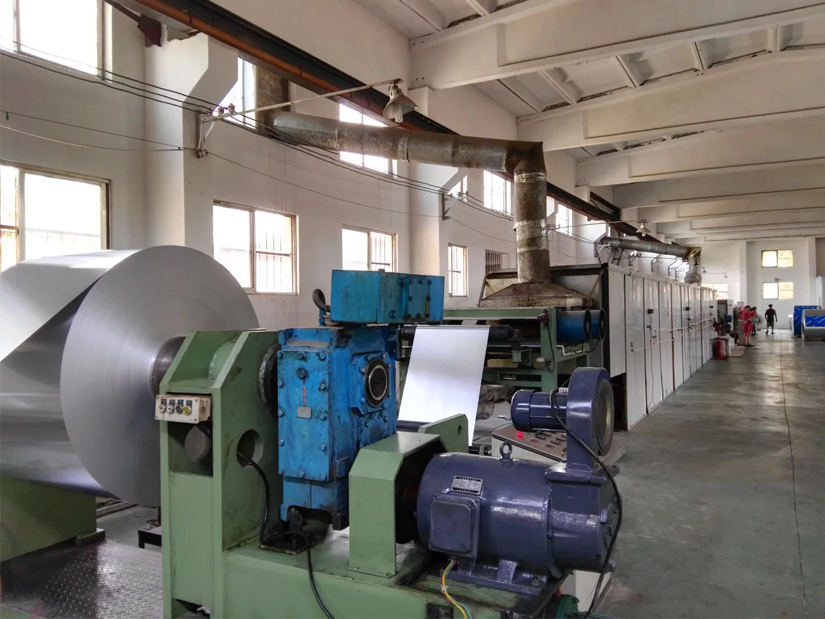 Aluminum strip slitting line used for width conversion and coil processing